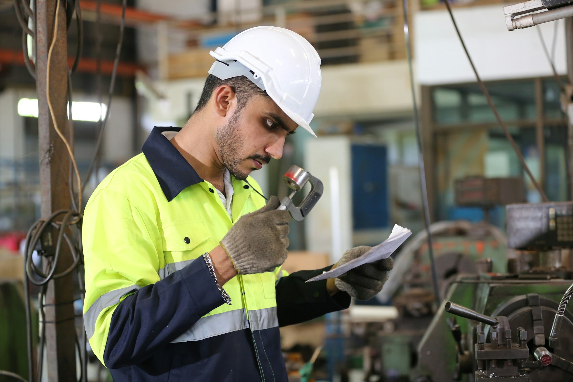 Industry engineer worker at factory